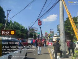 Dinas PUPR Rapikan Kabel Utilitas Semrawut di Jalan-Jalan Utama Kabupaten Bogor