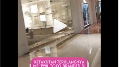 Demo Memanas di Jakarta, Toko Branded Plaza Senayan Amankan Barang