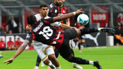 AC Milan 3-0 Lecce: Nkunku Cetak Gol Perdana, Rossoneri Melaju ke 16 Besar Coppa Italia