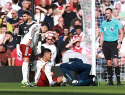 Arsenal Terpukul Cedera William Saliba Saat Hadapi Liverpool