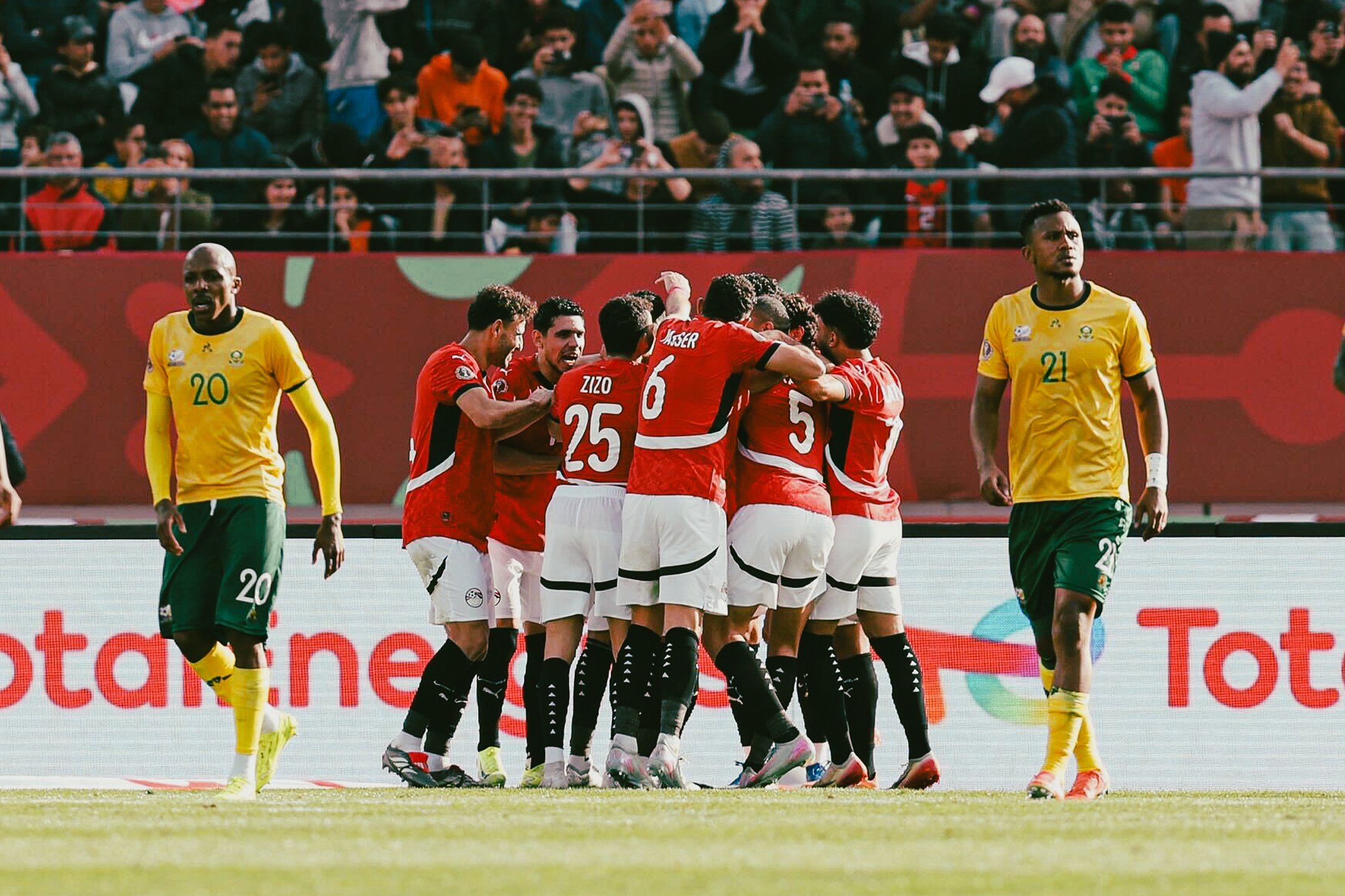 Mesir 1-0 Afrika Selatan | Penalti Salah Bawa Kemenangan Mesir Meskipun Hany Diusir