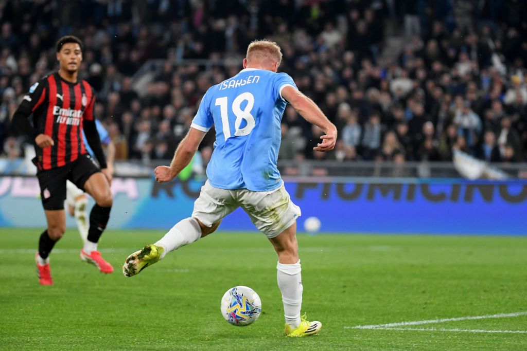 Lazio 1-0 AC Milan: Gol Gustav Isaksen Hentikan Momentum Rossoneri di Serie A