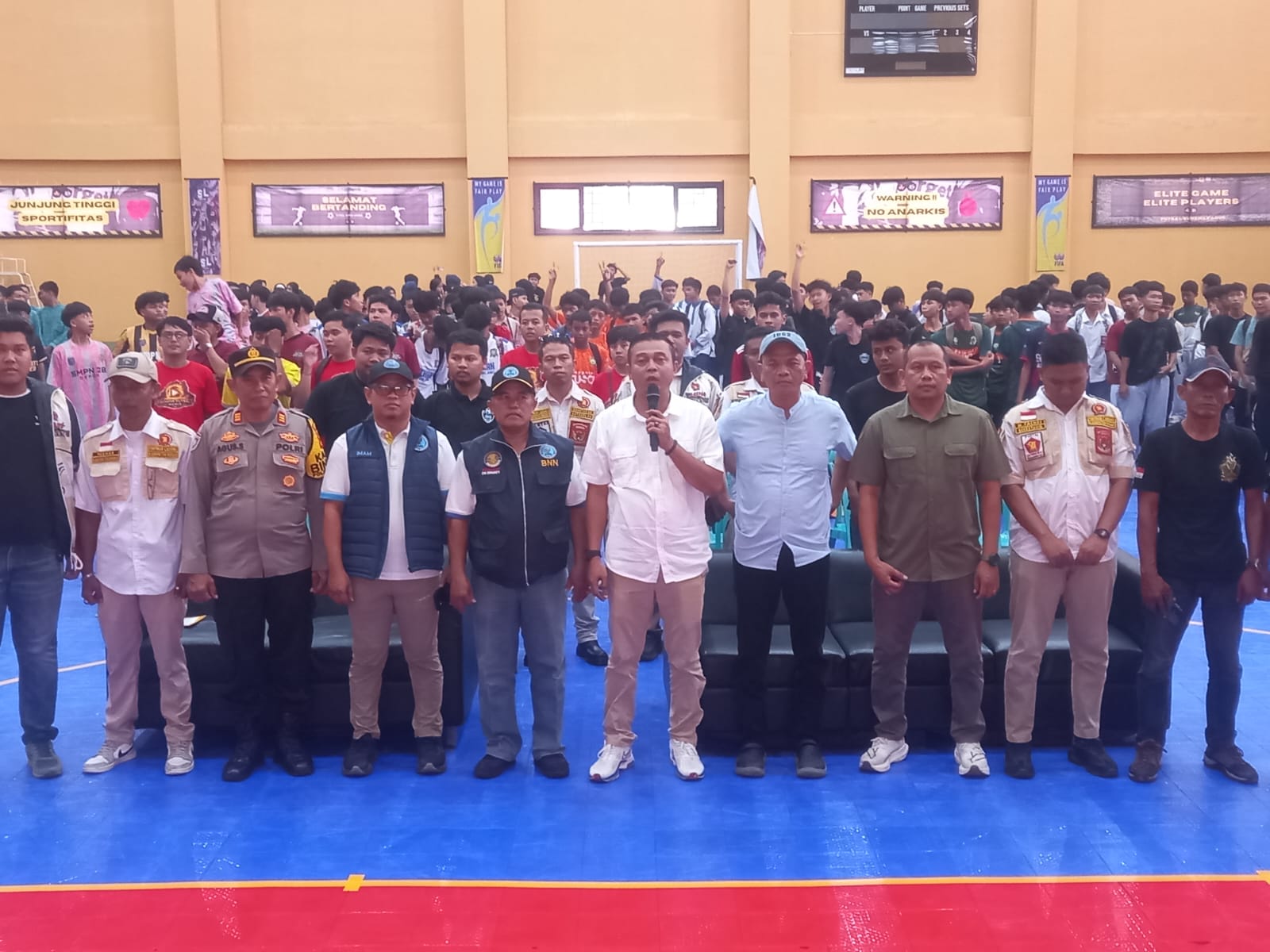 40 Tim Ramaikan Turnamen Futsal Satria Super League di Cibinong, Kabupaten Bogor