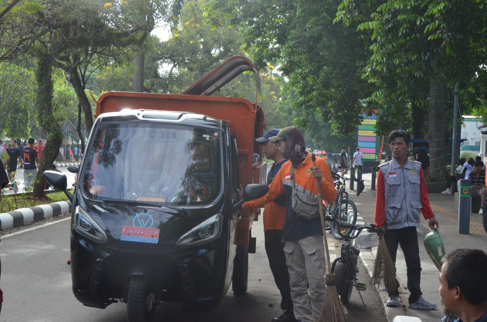 CFD Tegar Beriman Bogor Makin Tertib, Pedagang dan Warga Kompak Jaga Kebersihan