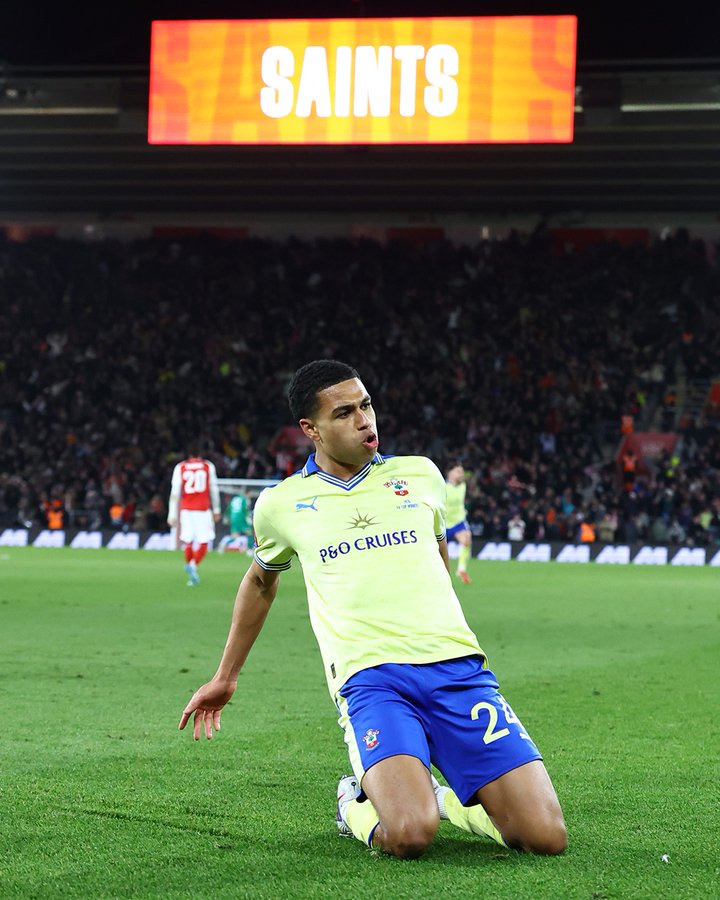 Piala FA | Southampton 2-1 Arsenal: Gol Charles Hancurkan Mimpi Treble The Gunners