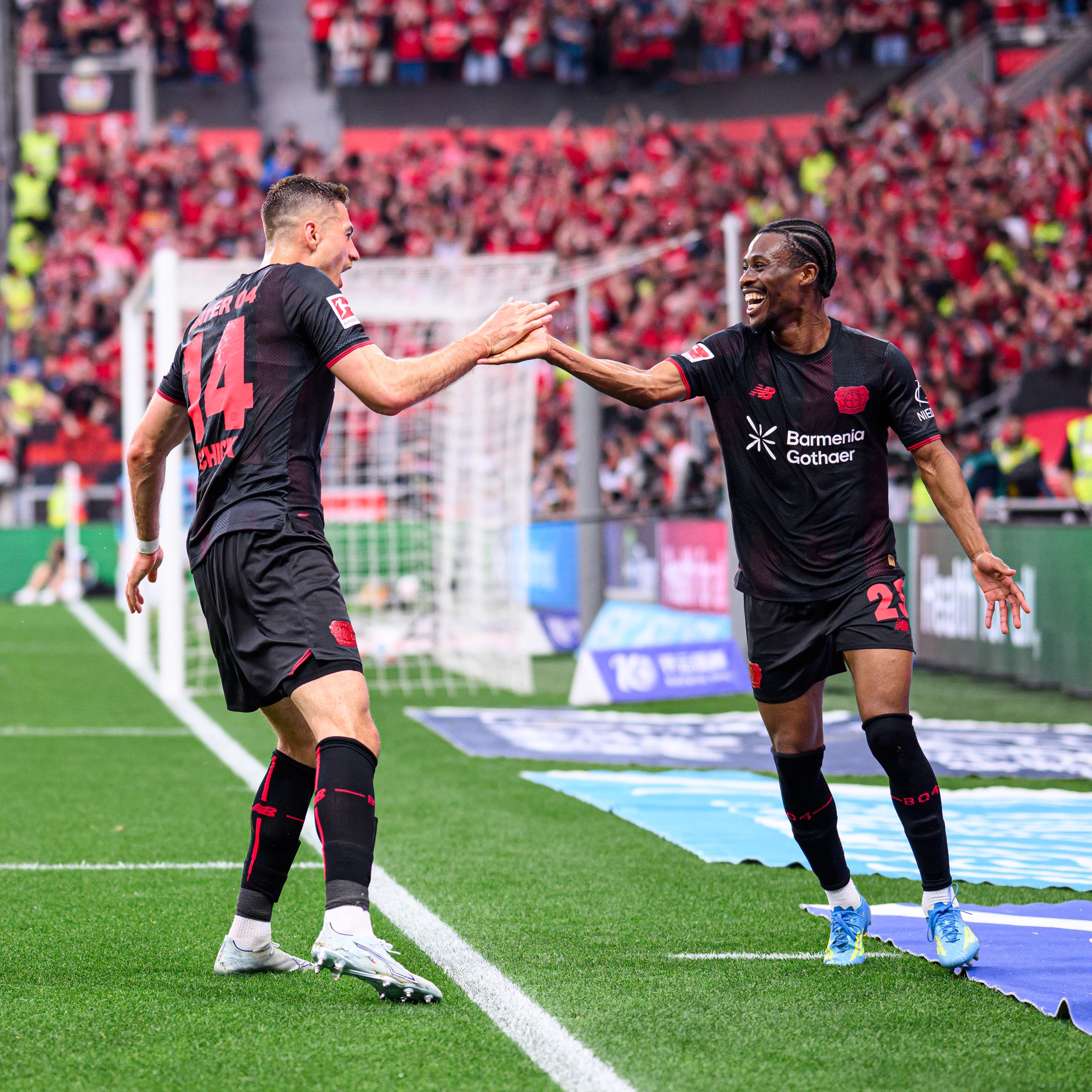 Bayer 04 Leverkusen 4-1 RB Leipzig: Hat-trick Schick Jaga Asa Empat Besar