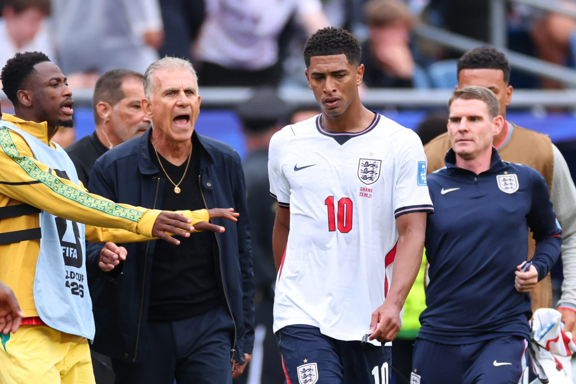 Queiroz Ungkap Pemicu Ketegangan dengan Jude Bellingham: “Ghana Sengaja Buat Inggris Frustrasi”