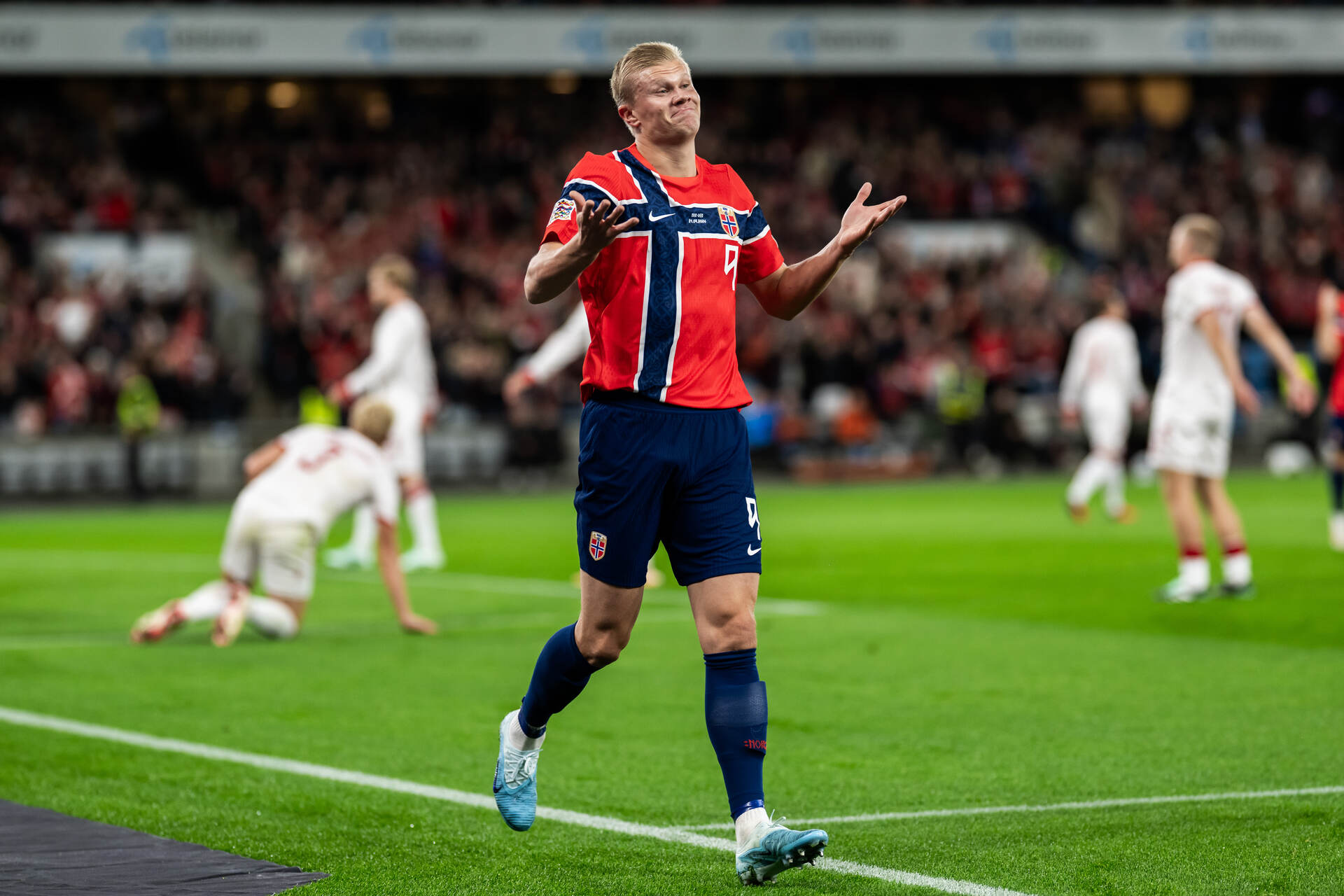 Norwegia Tekuk Denmark 3-2, Brace Erling Håland Menangkan The Vikings atas De Rød-Hvide