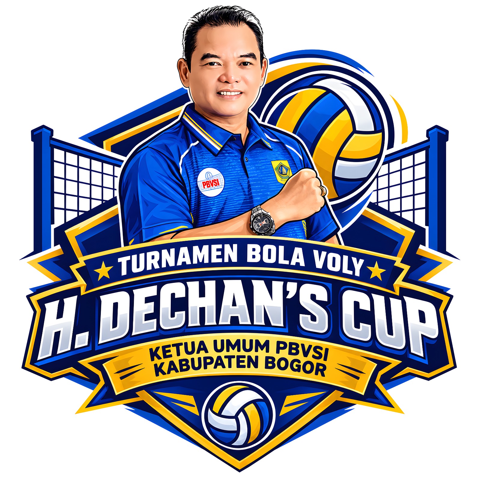16 Klub Ramaikan Piala Ketua PBVSI, Kang Dechan Hidupkan Geliat Voli Kabupaten Bogor